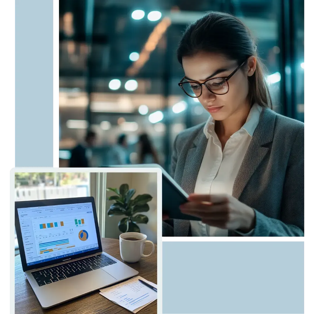 Profesionales utilizando soluciones de IA de Block Laboratories